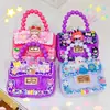 Bolsa de mão de desenho animado criativa, kit de materiais DIY para presente, jardim de infância, Huanchuang, produção criativa infantil feita à mão