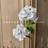 2 diademas de hortensias de frutas de alta gama con impresión 3D y tacto suave para el hogar, sala de estar, flores artificiales para pared, arreglos florales