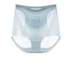 [Figura Colorida] Calcinha de Cintura Alta com Estampa de Ameixa, Orquídea, Bambu e Crisântemo para Mulheres, Forro Antibacteriano de Seda Herbal, Sem Costura, Levanta Bumbum Tamanho Grande