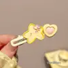 Pinzas laterales estilo dopamina con un toque de alta gama, pinzas delicadas con flecos para niñas, pasadores dulces, pinzas de cocodrilo a la moda