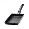 Frigideira Quadrada Antiaderente Mini para Tamagoyaki Transfronteiriça, Frigideira Espessa para Rolinho de Ovo, Frigideira Pequena de Pedra Mármore, Frigideira Plana Doméstica para Café da Manhã