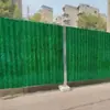 Construcción de Cercas de Acero Color, Cercas de Pasto, Vallas Verdes Municipales de Chapa de Hierro, Barandilla Protectora Vial Anticolisión para Exteriores
