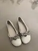 Primer Encuentro con los Zapatos de Tira Cruzada Florales Estilo Francés para Mujer, Zapatos Planos de Suela Suave para Primavera y Otoño, Zapatos de Abuela, Mocasines y Zapatos Bailarinas