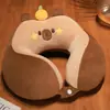 Almofada Hakimi Cartoon Corcova de Camelo em Forma de U Almofada de Pescoço Almofada de Suporte para Pescoço Almofada para Cochilo Almofada Cervical para Cabeça Almofada de Pescoço para Uso em Avião e Carro