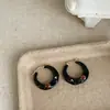 Pendientes con hebilla de oreja de aceite rojo Ankora para mujer, estilo vintage de alta gama, únicos, exquisitos, de tendencia, para ir al trabajo y combinar con todo.