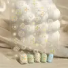 Adesivos de Unha Estilo Boêmio 5D Em relevo Estilo Étnico Estampado Adesivos de Arte para Unhas Estilo Jóia Sl