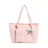 Bolso Tote Casual Versátil con Forma de Estrella para Debajo del Brazo para Mujer 2026 Nuevo Estilo Diario Moda Plisada Bolso de Mano para Viajar