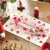 2024 Dia das Mães Novos Jogos Americanos Cruzamento Design de Carta de Amor Atmosfera de Mesa Utensílios de Mesa Tapete de Isolamento Térmico Desenho Animado