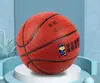 Tamanho 4-5 Crianças Bola de Borracha Basquete Jardim de Infância Alunos do Ensino Fundamental Exterior Antiderrapante Resistente ao Desgaste Ensino Treinamento Esportes Basquete