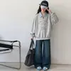 Sudadera para Niña Primavera y Otoño 2026 Nueva Moda Infantil Cuello Solapa Atuendo de Otoño para Niños Mayores Pulóver Casual Manga Larga