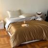 Producto Individual de Cama Lenzing Tencel Austriaco Verano Seda Seda de Hielo Doble Color Puro Cama Sábanas de Cama Funda Nórdica Funda de Almohada Cama Sábanas de Cama