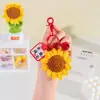 Regalos Inspiradores para Exámenes de Admisión a Preparatoria y Universidad para Ganar el Primer Lugar, Llavero de Girasol con Flores Artificiales, Colgante para Bolsa, Regalo de Graduación
