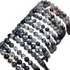 Accesorios DIY Cuentas Dispersas Cristal de Cabello Negro Natural Cuentas Dispersas de Cristal de Cabello Semielaboradas Pulsera Cuentas de Buda Accesorios