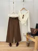 Novo Top de Outono Fabricado na Europa Guangzhou Treze Hongs Estilo Retro Americano Calça de Corte Largo Casual com Cinto 20258