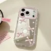 Funda de Teléfono con Espejo y Lazo de Perlas Adecuada para Apple, Huawei, Oppo, Xiaomi, Vivo, Iphone17, Anticaída