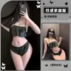 Chao Mu Hogar Diversión Encaje qqny corte dividido lencería sexy deseo puro suspensor pijamas seductores