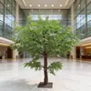 Árbol de Olmo Simulad, Árbol del Dinero, Planta Verde, Paisaje de Jardín, Patio de Hotel Centro Comercial, Olivo, Árbol Falso Grande Decoración de Piso