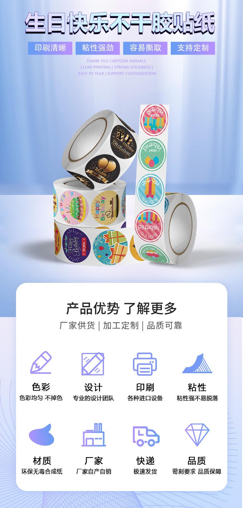 生日谢谢贴A-361-381-472-473-K-62-63