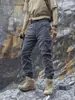 Pantalones Tácticos Casuales Nuevos de Otoño Anyang Pantalones Largos de Senderismo al Aire Libre Pantalones Cargo Holgados para Hombre con Múltiples Bolsillos