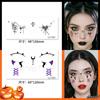 Maquiagem de Halloween adesivos faciais decoração Universal Studios Changlong atividades de playground Happy Valley adereços de cosplay adesivos
