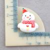 Adesivos Decorativos para Geladeira Papai Noel Grampo de Cabelo DIY Boneco de Neve Feito à Mão Material de Cola Cremosa Acessórios de Resina Atacado