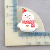 Decoração de Grampo Cola Cremosa Adesivo Boneco de Neve para Geladeira Papai Noel Material DIY Feito à Mão Acessórios de Resina Atacado
