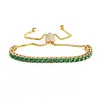 Pulsera de Tenis de Acero Inoxidable con un Toque Vintage de Alta Gama, Broche Cuadrado en Forma de Corazón, Llena de Piedras de Zirconia, Ajustable, Joyería de Lujo Ligero para Mujer