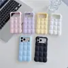 Capa de silicone nuvem 18pro em rosa e azul adequada para capa de telefone Apple 18, capa de nuvem 3D para iPhone 17/16