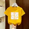 Camiseta de Algodón Elegante de Manga Corta para Niñas, Nueva Tendencia Casual para Niños Mayores, Verano 2026