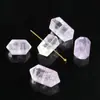Cuentas Sueltas de Amatista Lavanda Natural en Forma de Corazón, Cuentas Espaciadoras de Corazón Transparente Color Melocotón Morado Claro, Accesorios para Manualidades con Cuentas Hechos a Mano, Venta al por Mayor desde el Fabricante
