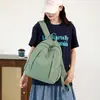 Mochila Sencilla de Nicho Nueva Versátil para Estudiante de Secundaria Bolsa de Viaje Sencilla Casual Se Puede Usar como Carrito