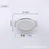 Peneira de Fritura de Aço Inoxidável Doméstica com Malha de Orelha Filtro de Óleo Placa Filtro Batata Frita Frango Frito Placa Filtro de Óleo Lixamento