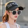 Sombrero de Protección Solar para Mujer, Sombrero de Sol de Protección UV para Verano, Visera Deportiva para Correr de Seda de Hielo, Estilo Coreano, Hace que la Cara Parezca Más Pequeña