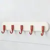 Gancho abatible de ventosa pegajosa estilo dopamina (tipo de liberación por palanca) perchero multi-gancho, capacidad de carga de 5-10 kg, adecuado para múltiples escenarios