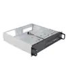 Chasis de Control Industrial para Servidor 2U / Chasis Corto 2U / 2 Bahías para Discos Duros Fuente de Alimentación ATX G24004A