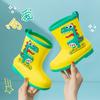 Botas de Lluvia para Niños Niñas Botas de Lluvia de Dinosaurio Zapatos Impermeables para Exterior Ligeras Antideslizantes Botas de Lluvia Zapatos para el Agua de Jardín de Niños para Cabello