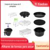 Acessórios para fritadeira de ar 8 pol. 8 peças de cesta de bolo pizza assadeira forma 5,2 QT-6,8 QT Amazon