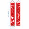 Bandera colgante para porche, decoración de fiesta de San Valentín transfronteriza, pancarta romántica para puerta, venta al por mayor
