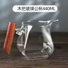 Color de cáscara quemando taza justa vidrio engrosado dispensador de té mango de madera maciza color mágico taza para hombre gran capacidad de gama alta creativa Mar de té