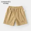 Pantalones Cortos de Algodón Puro con Dibujos de Panda Kaka para Niños, Ropa de Verano para Niños y Niñas, Pantalones Casuales de Verano para Bebés y Niños Pequeños