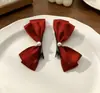 Presilha de Cabelo Laço Tridimensional Branco Acessórios de Cabelo para Noiva Prendedor Adorno de Cabeça Presilha de Cabelo com Pérola Parte de Trás da Cabeça Flor de Cabelo para Celebridade da Internet Pais e Filhos