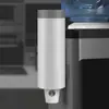 Portavasos de Papel sin Taladro para Hogar y Oficina, Portavasos a Prueba de Polvo, Estante de Almacenamiento, Dispensador Automático de Vasos Desechables al Lado de la Mesa