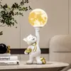 Enfeites de Mesa Gato da Sorte Luminária de Lua Sala de Estar Gabinete de TV Gabinete de Vinho Mesa de Centro Decoração de Entrada Presente de Inauguração