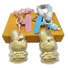 Chaveiro de Ouro Puro 999 Melodia Fofo Criativo Desenho Animado Cordão Corrente para Celular Bolsa Pingente Presente