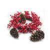 Suministro de Fabricantes Corona de Navidad Se Puede Personalizar con Frutos Rojos Decoración Navideña Guirnalda Regalos de Navidad Guirnalda Navideña de Plástico