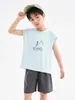 Conjunto de Chaleco y Shorts para Niños, Camiseta Deportiva sin Mangas de Hielo para Niños, Ropa de Bádminton para Niños Grandes y Pequeños