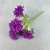 Dália Crisântemo Simulada de 6 Cabeças para Decoração de Casa, Arranjos Florais de Casamento, Flores Artificiais, Ornamentos Artificiais de Flores Multicor Sonhadores, Exposições Florais
