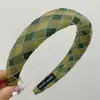 Diadema de Estilo Fresco de Lujo Ligero, Diseño de Esponja Fina, Accesorio para el Cabello de Gama Alta, Diadema de Colores para Mujeres, Venta al por Mayor, Diadema de Corona Alta para Lavarse la Cara