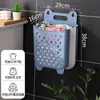 Cesta Plegable para Ropa Sucia Hogar Cesta para Ropa Sucia Colgante de Pared Baño Cesta para Ropa Sucia Integrada