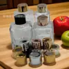 Garrafas de Aromaterapia Sem Fogo Atacado, Garrafas Vazias para Uso Doméstico, Flores Secas de Rattan, Enfeites de Aromaterapia Voláteis, Tampas Vazadas para Aromaterapia